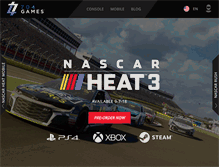 Tablet Screenshot of nascarheat.com